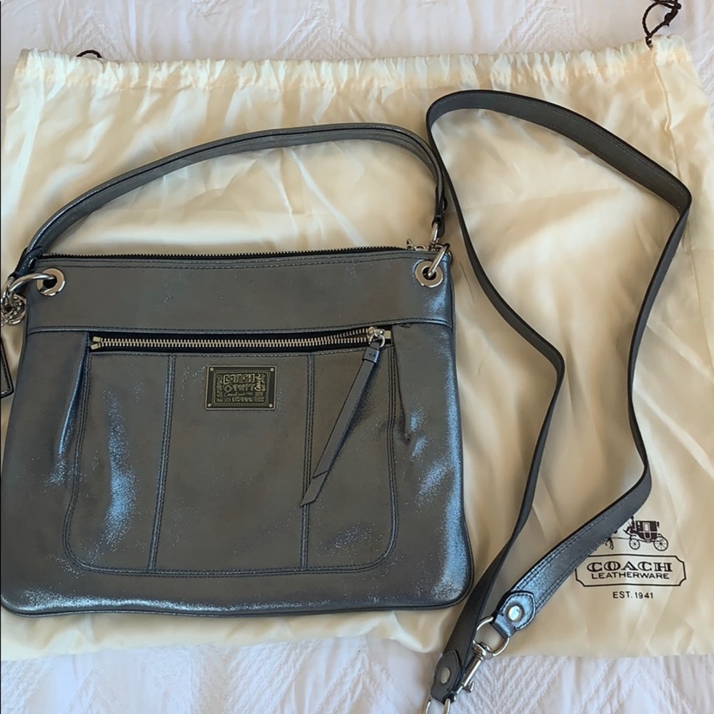 NWOT Glitter Coach Convertible Handbag